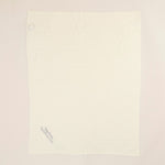 Personalised 100% Cashmere Ivory Baby Blanket