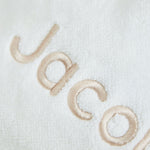 Personalised Ivory Hooded Towel