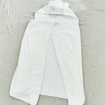 Personalised Ivory Hooded Towel