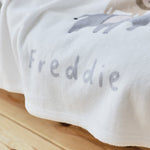 Personalised Born to be Loved Animal Fleece Blanket