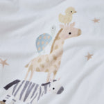 Personalised Born to be Loved Animal Fleece Blanket