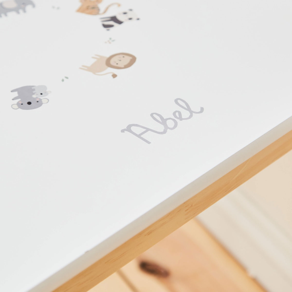 Personalised Born To Be Loved Safari Table