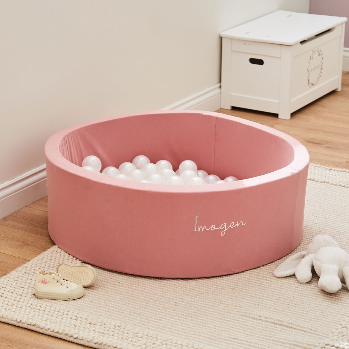 Personalised Kidkii Pink Ball Pit