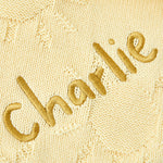 Personalised Sun Sunshine Yellow Jacquard Baby Blanket 