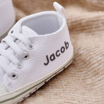 Personalised White High Tops Trainers