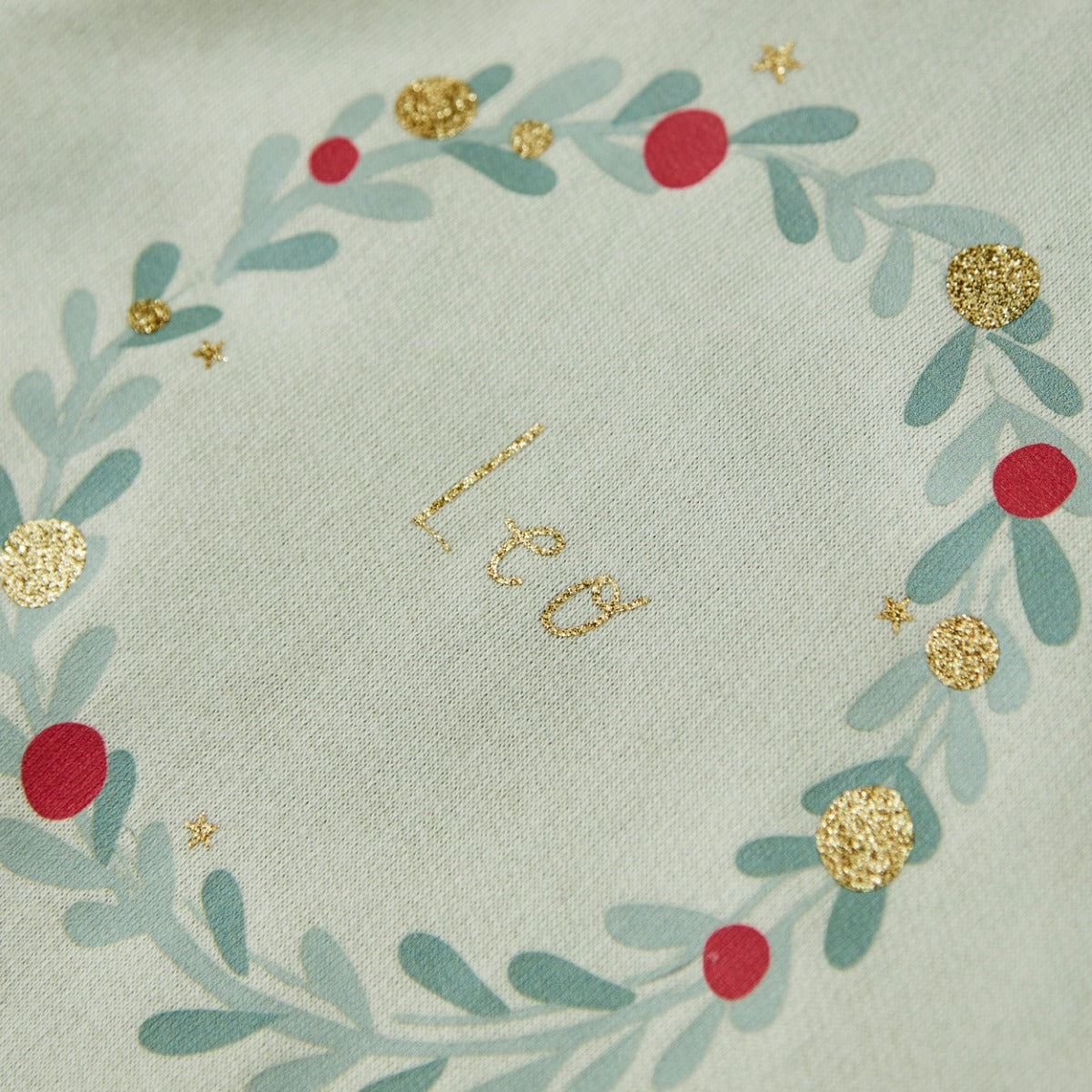 Personalised Wreath Sage Sweatshirt