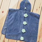 Personalised Dinosaur Towelling Poncho