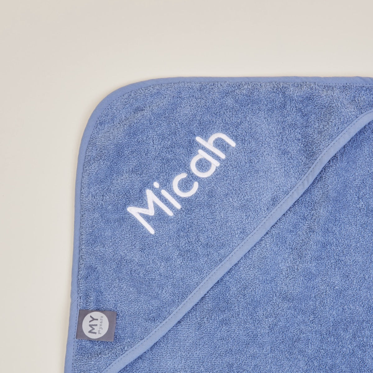 Personalised Dark Blue Hooded Towel