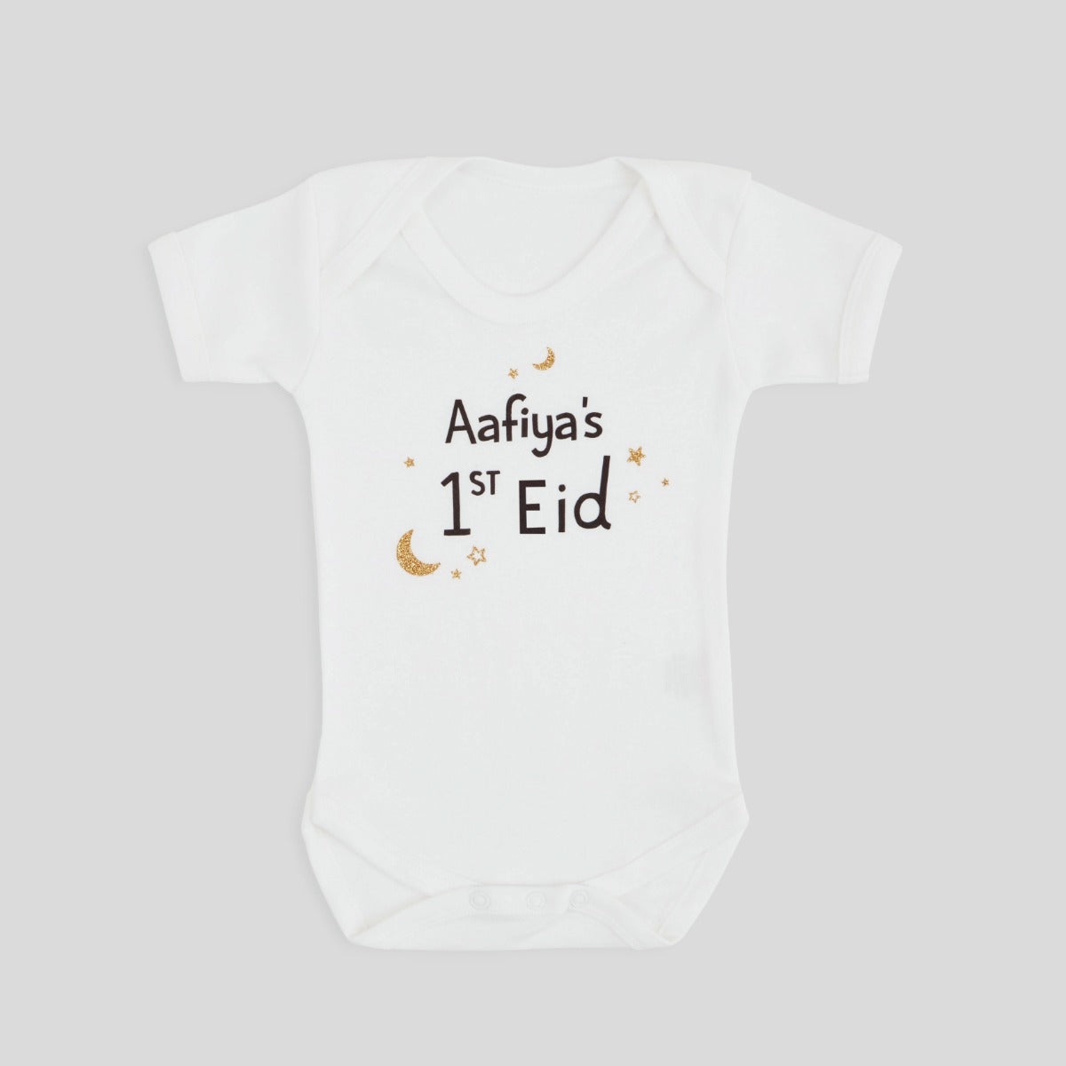 Personalised 1st Eid White Bodysuit