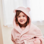 Personalised Pink Splash, Snuggle & Cuddle Gift Set
