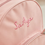 Personalised Pink Cat Medium Backpack