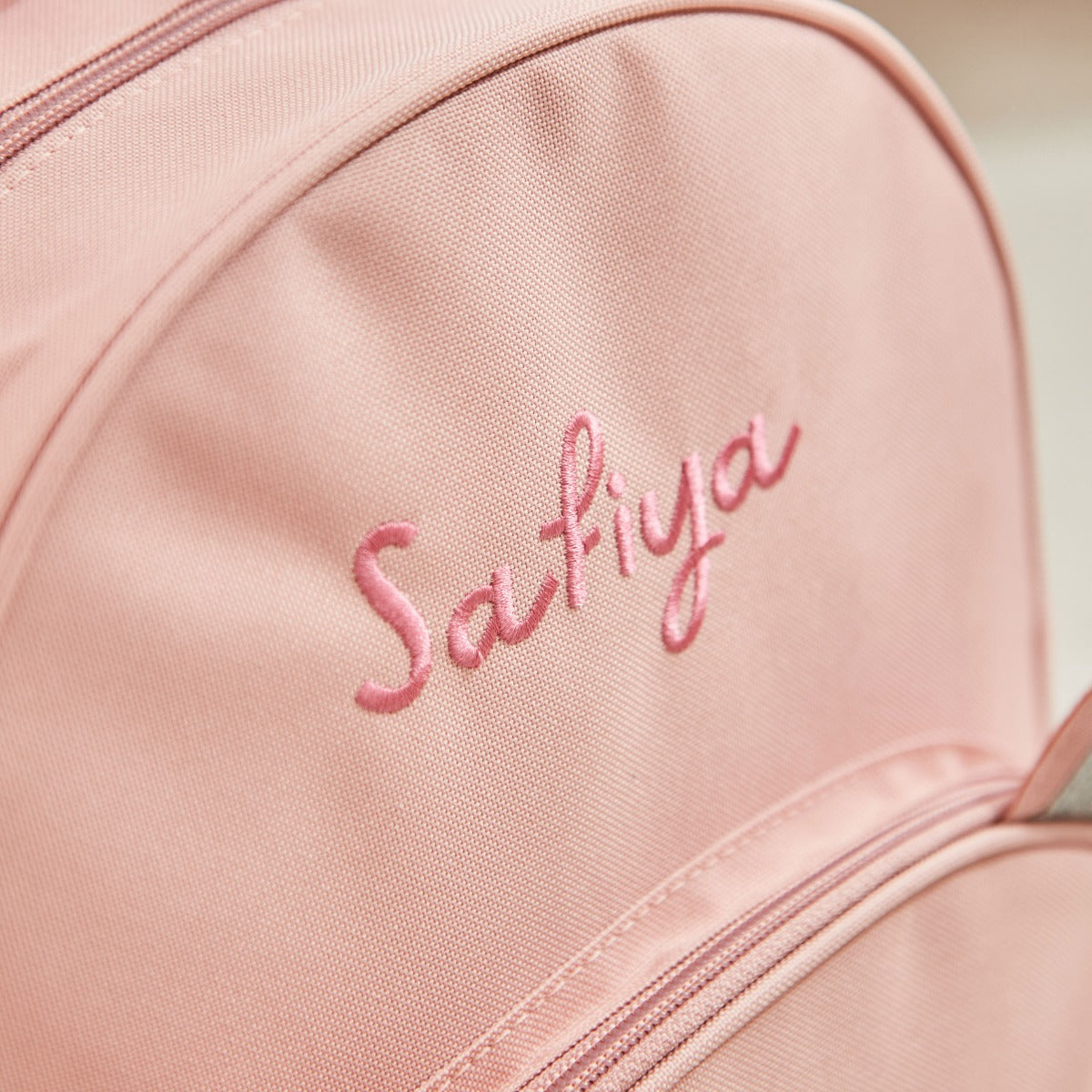 Personalised Pink Cat Medium Backpack