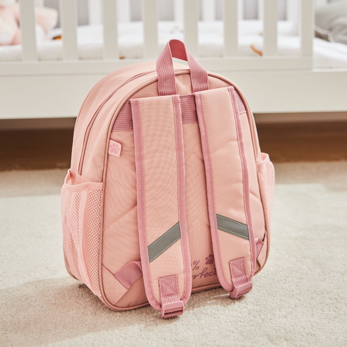 Personalised Pink Cat Medium Backpack