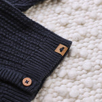 Personalised Kids’ Navy Knitted Cardigan by Name It