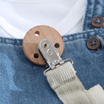 Personalised Green Avery Row Corduroy Dummy Holder