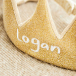 Personalised Gold Knitted Crown