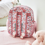 Personalised Pink Ditsy Print Classic Medium Backpack