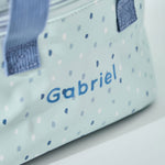 Personalised Blue Spot Snack Bag