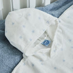 Personalised Blue Star Towelling Poncho