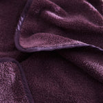Personalised Plum Hooded Towel