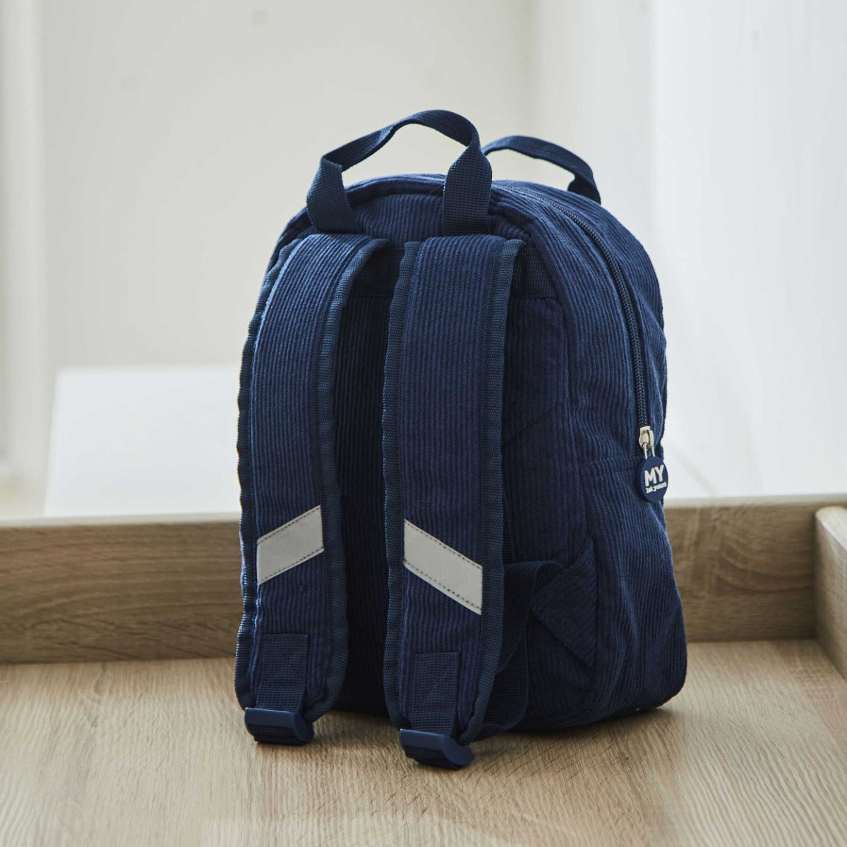 Personalised Mini Navy Cord Build-a-Backpack