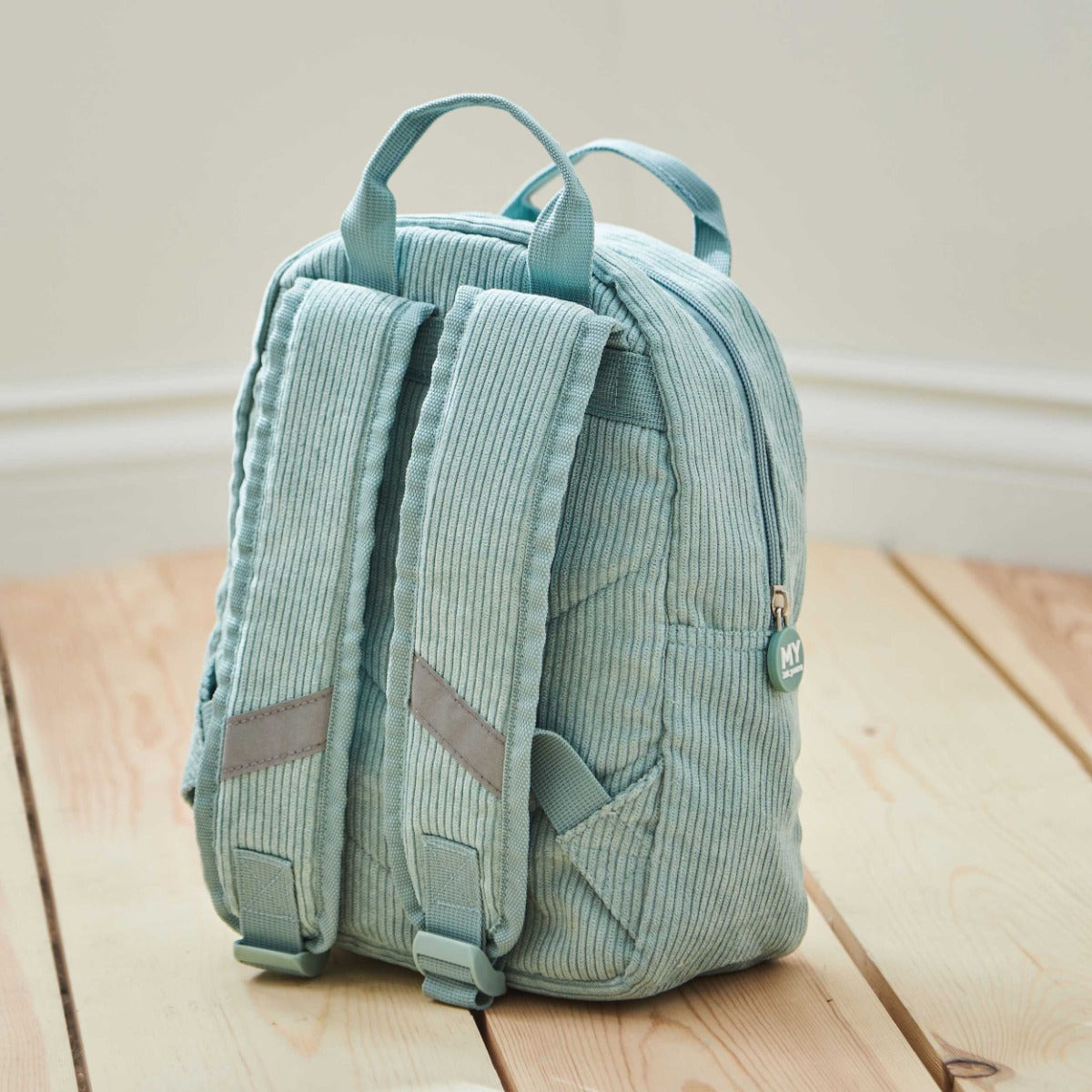 Personalised Daisy Sage Mini Cord Backpack 