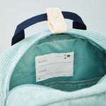 Personalised Sage Transport Cord Backpack with Grab Handle 