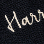 Personalised Navy Button Cardigan by Name It