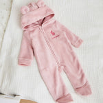 Personalised Bunny Pink Fleece Onesie