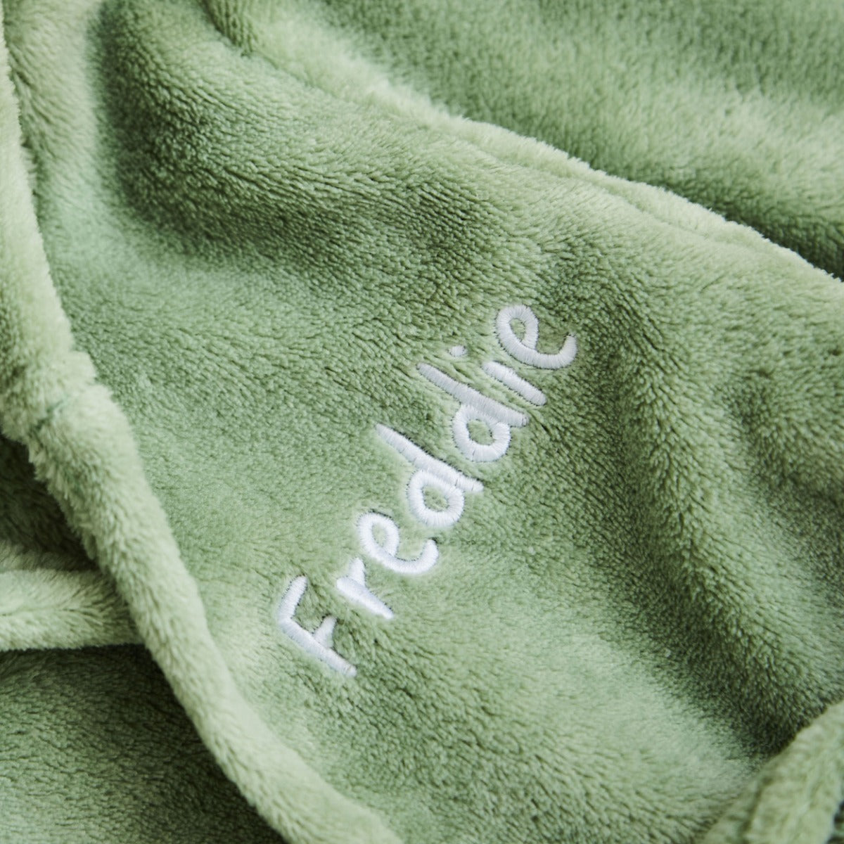 Personalised Frog Fleece Robe