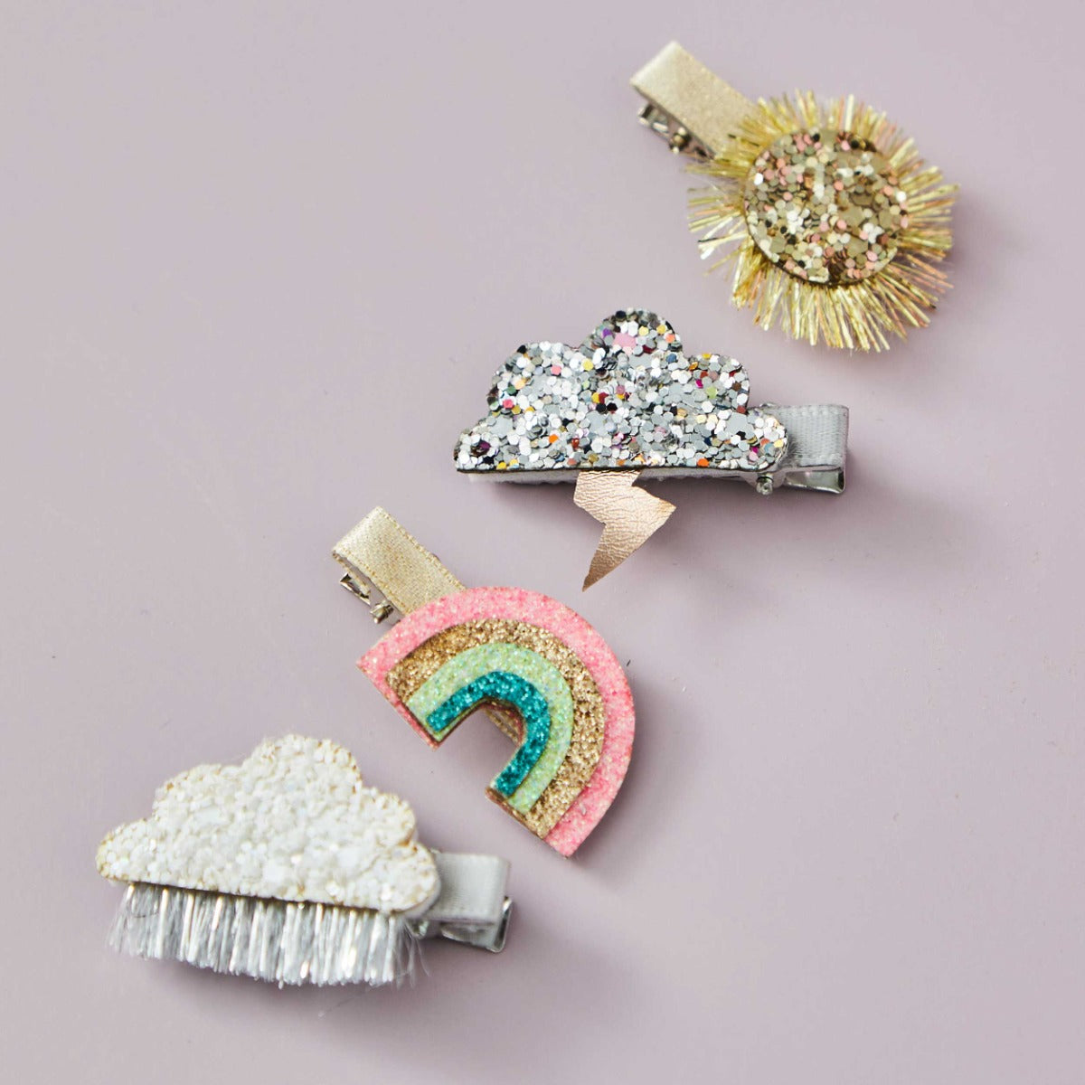 Meri Meri Sparkly Weather Hair Clips