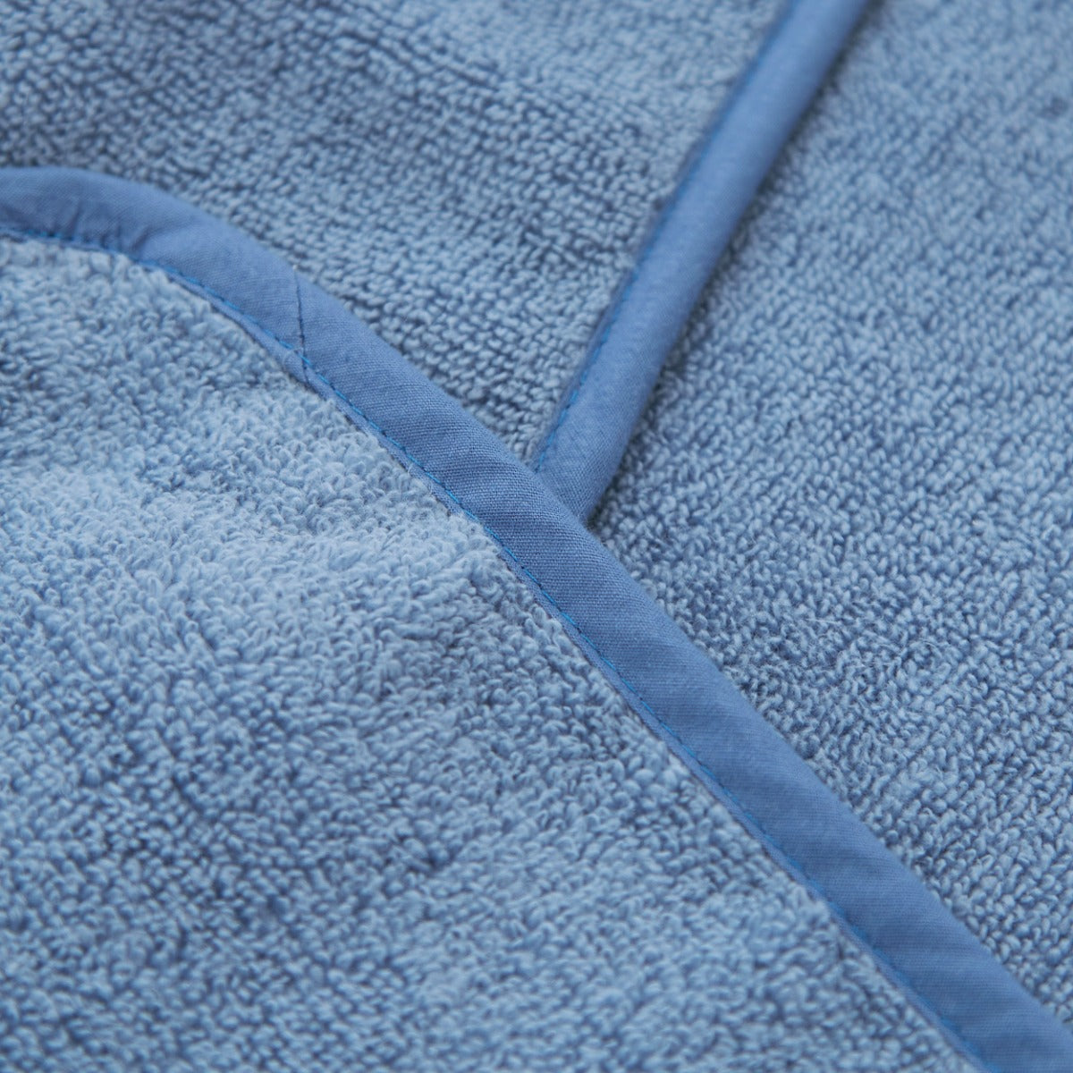 Personalised Wave Blue Hooded Towel