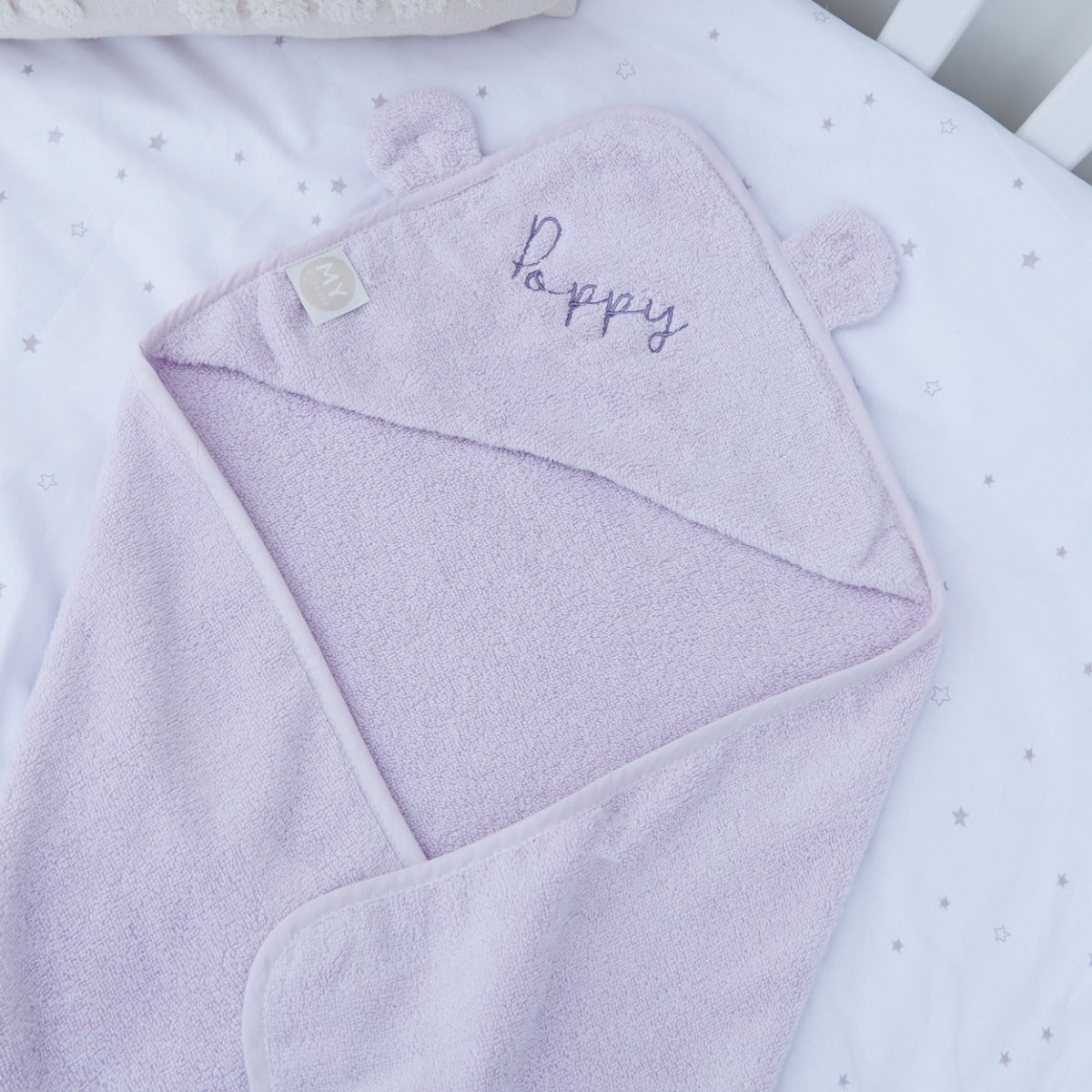 Personalised Lush Lavender Hooded Towel