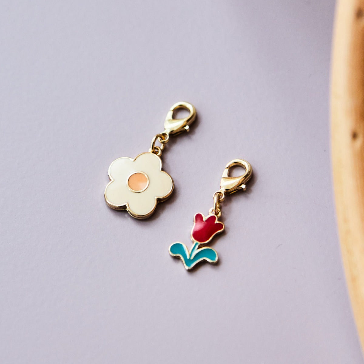 Stych Tulip and Daisy Jewellery Charms