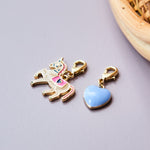 Horse and Heart Jewellery Charms