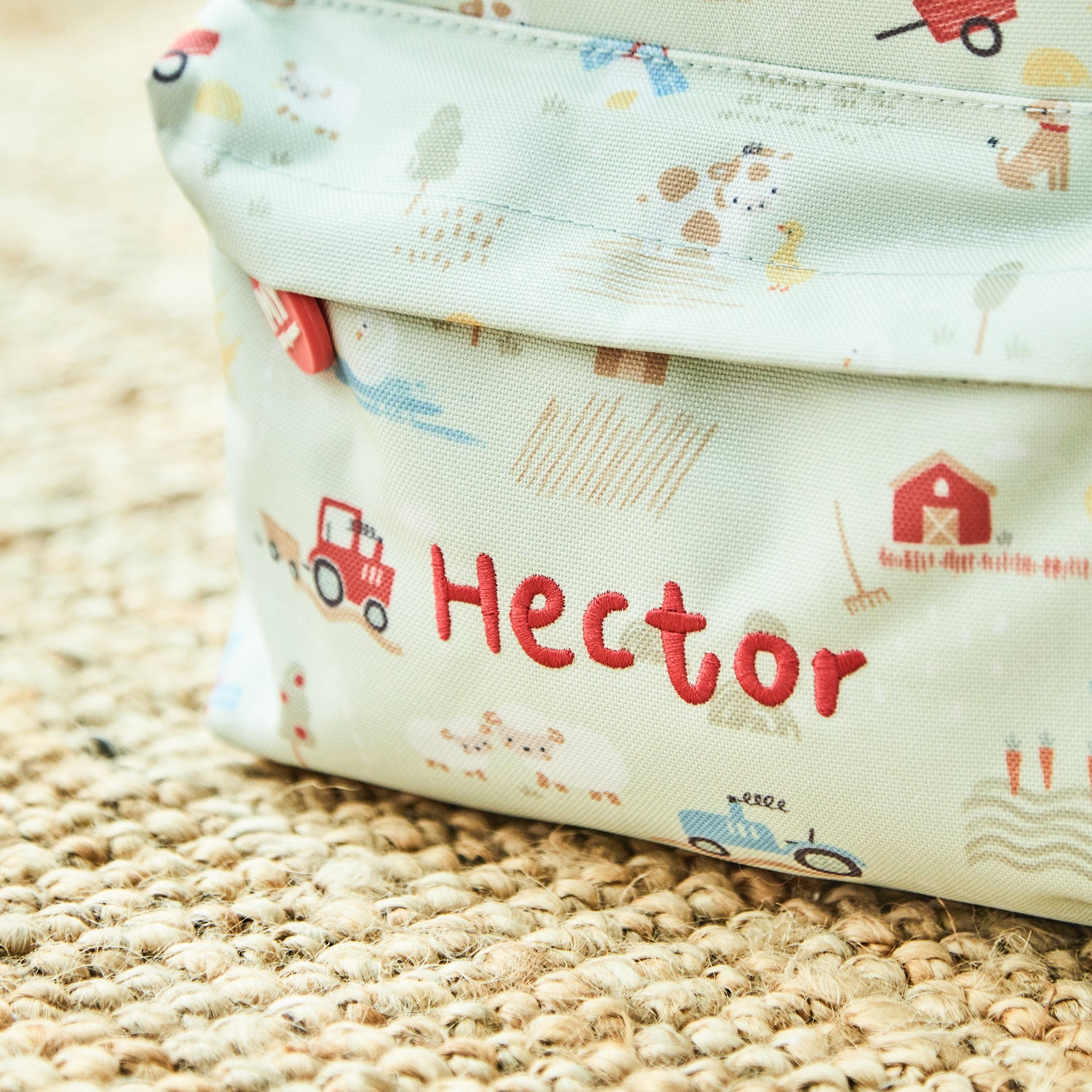Personalised Farm Grab Handle Mini Backpack 