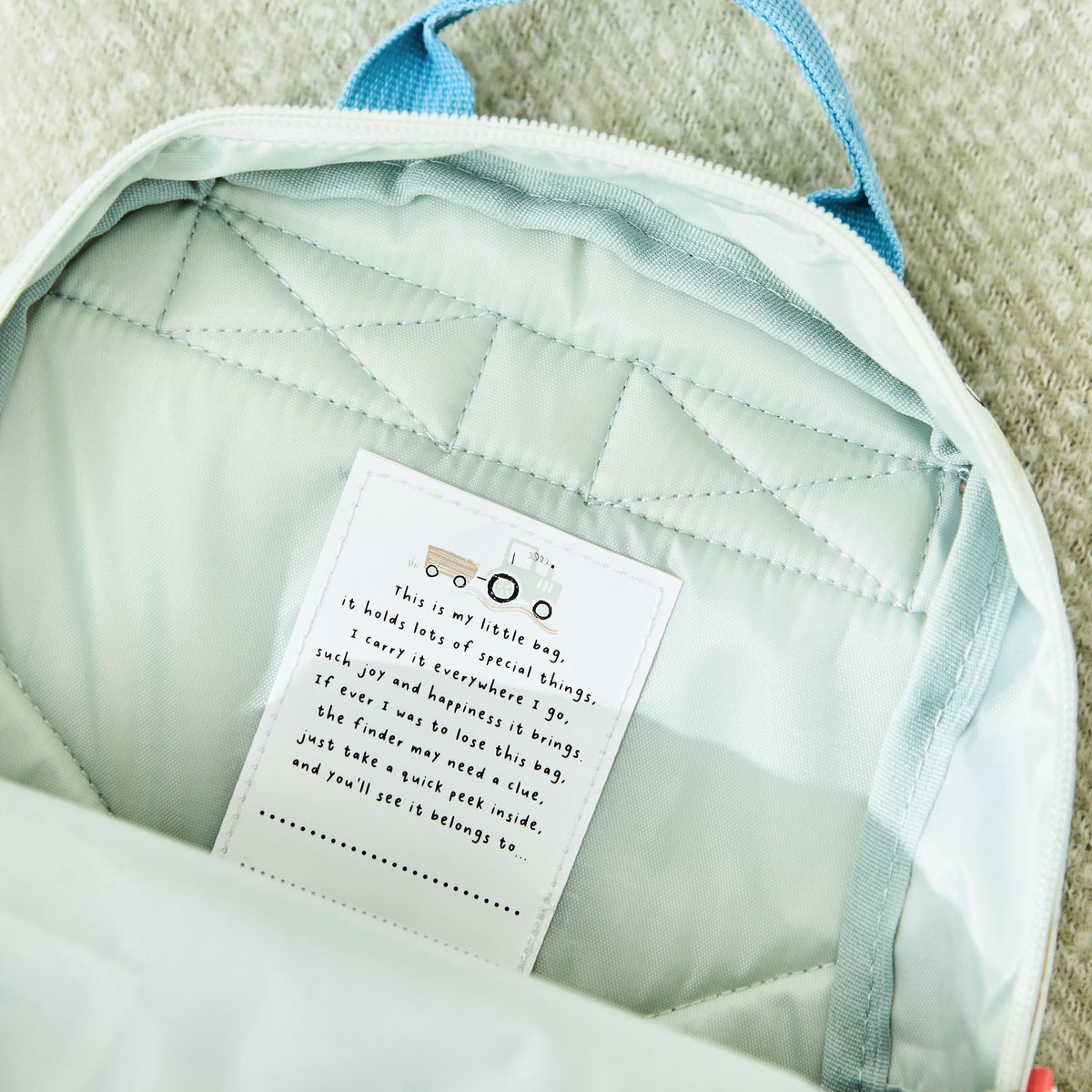 Personalised Farm Grab Handle Mini Backpack 
