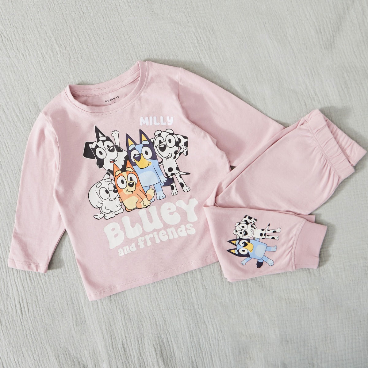 Name It Personalised Lilac Bluey Pyjamas