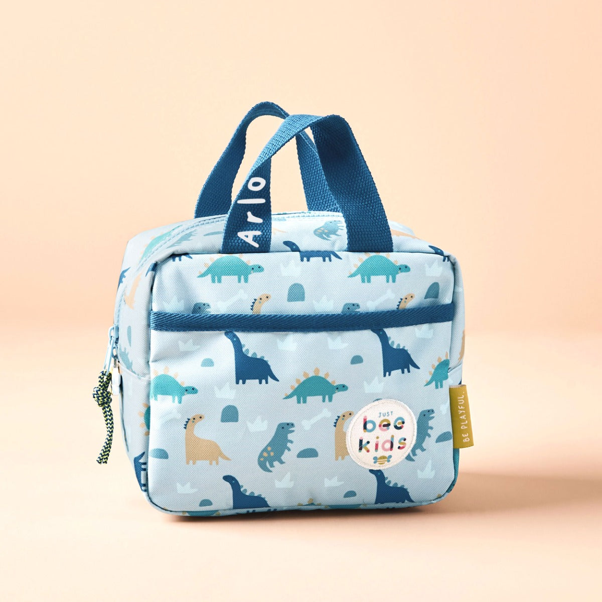 Personalised Just Bee Kids Dinosaur Lunch Bag 