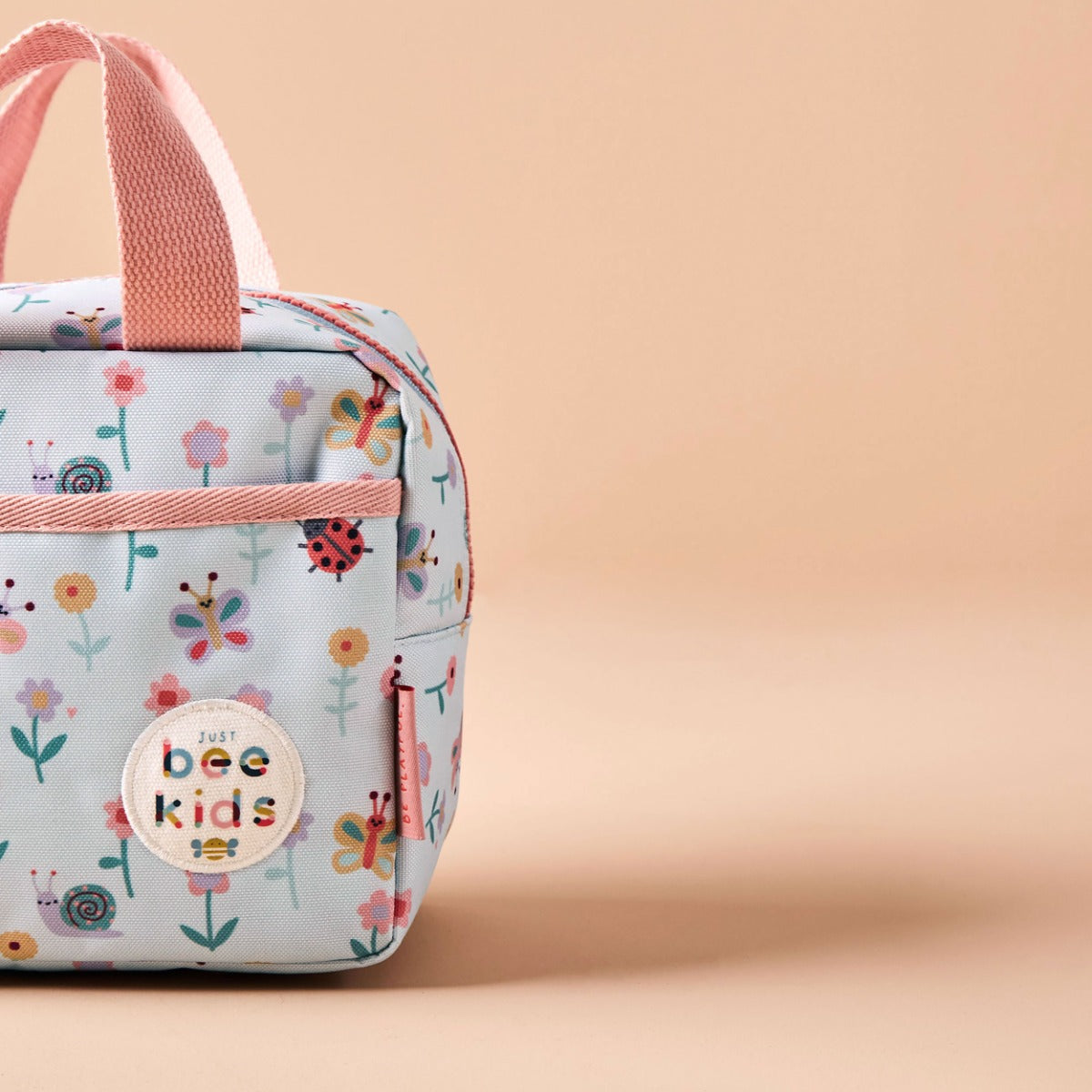 Personalised Just Bee Kids Floral Garden Lunch Bag 