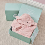 Personalised Pink Bunny Fleece Robe