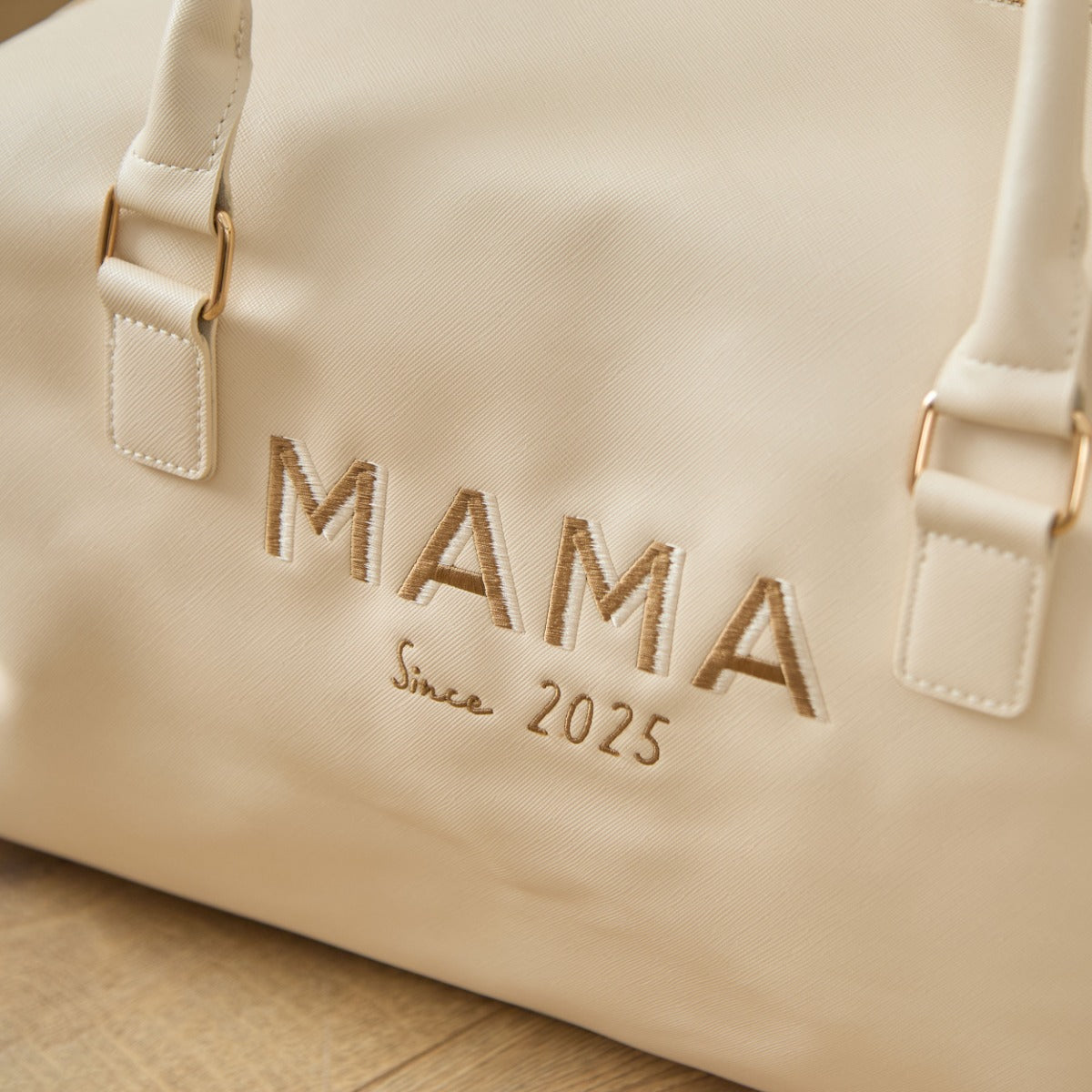 Personalised New Mama Oyster Holdall Bag