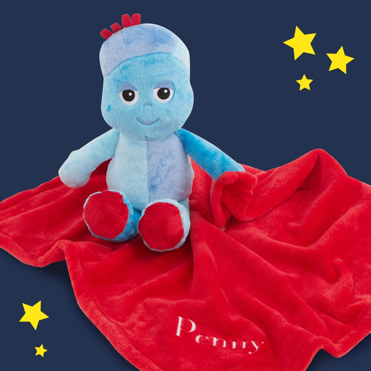 Golden Bear Personalised Igglepiggle Blankie Bundle