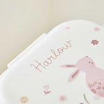 Personalised White Bunny Lunchbox
