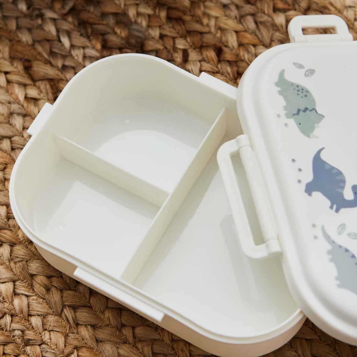 Personalised Dinosaur White Lunchbox