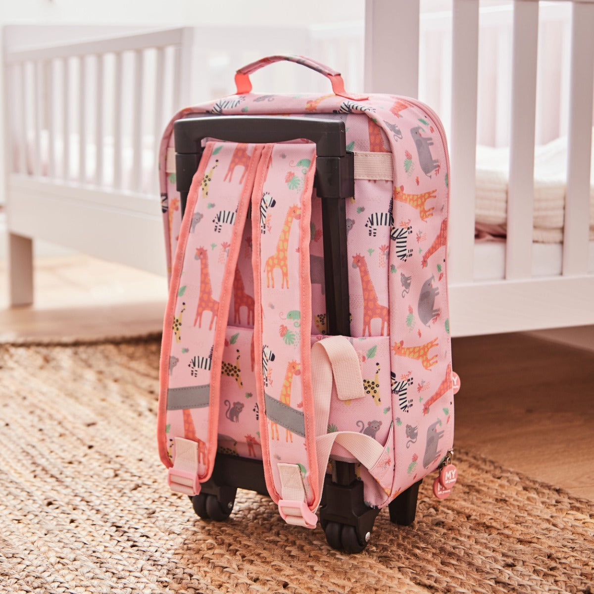 Personalised Pink Safari Suitcase