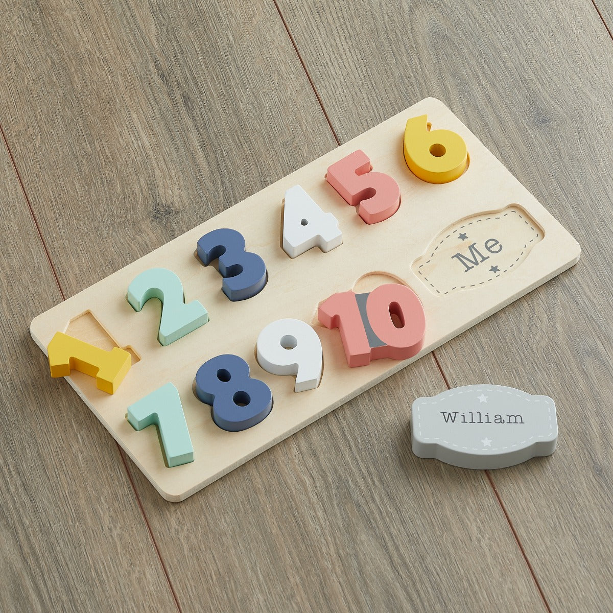 Personalised Colourful Number Puzzle