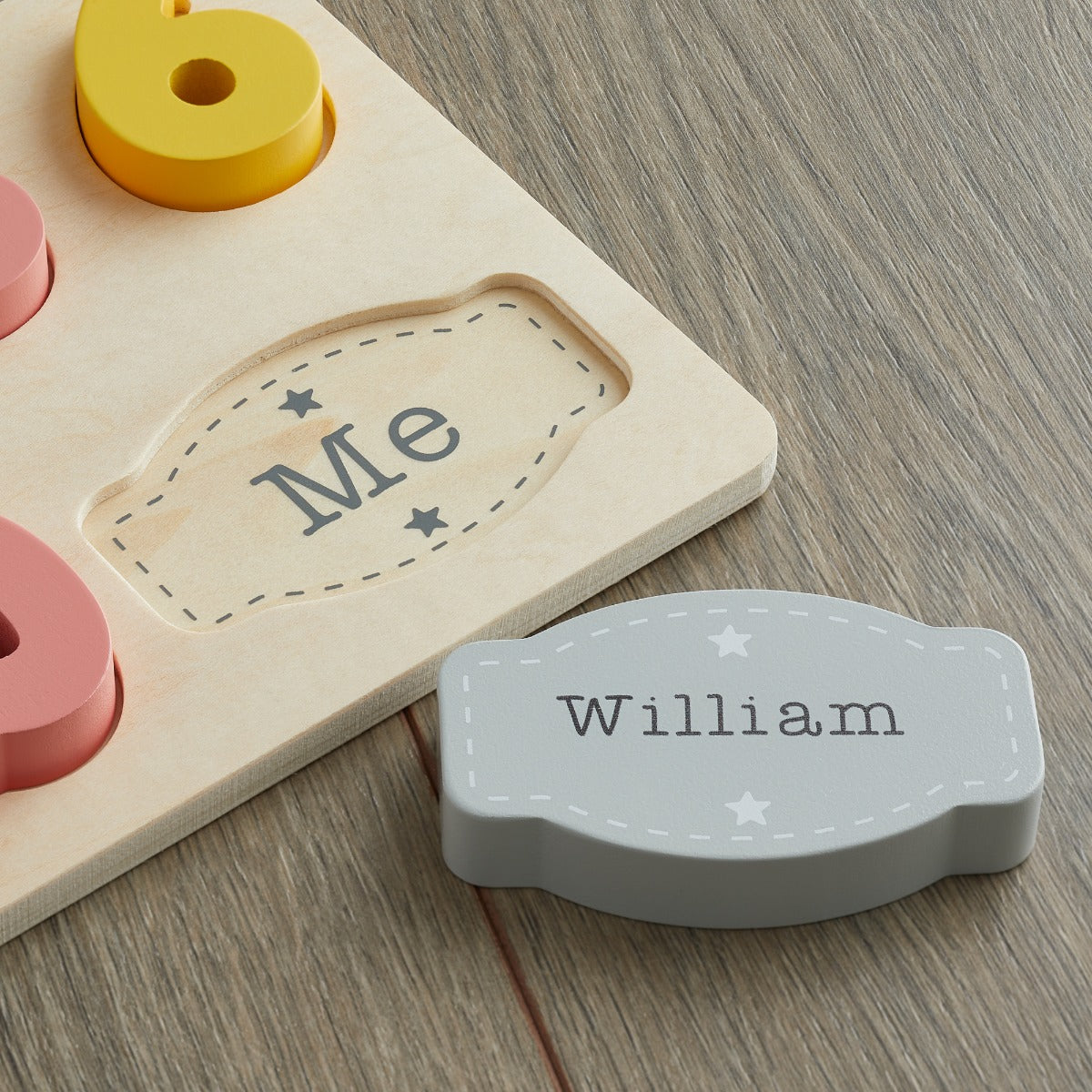 Personalised Colourful Number Puzzle Personalisation
