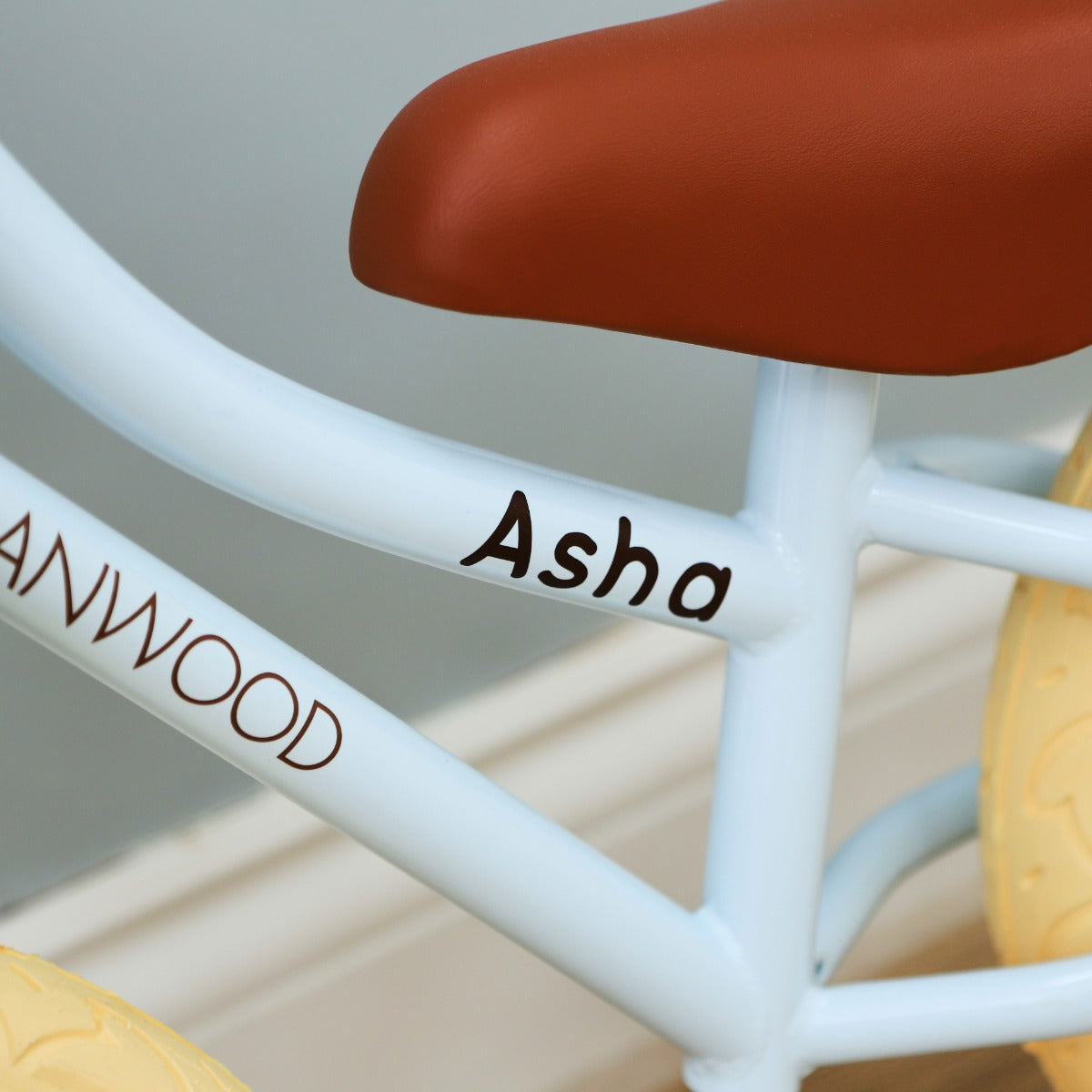 Personalised Banwood First Go Balance Bike in Sky Blue