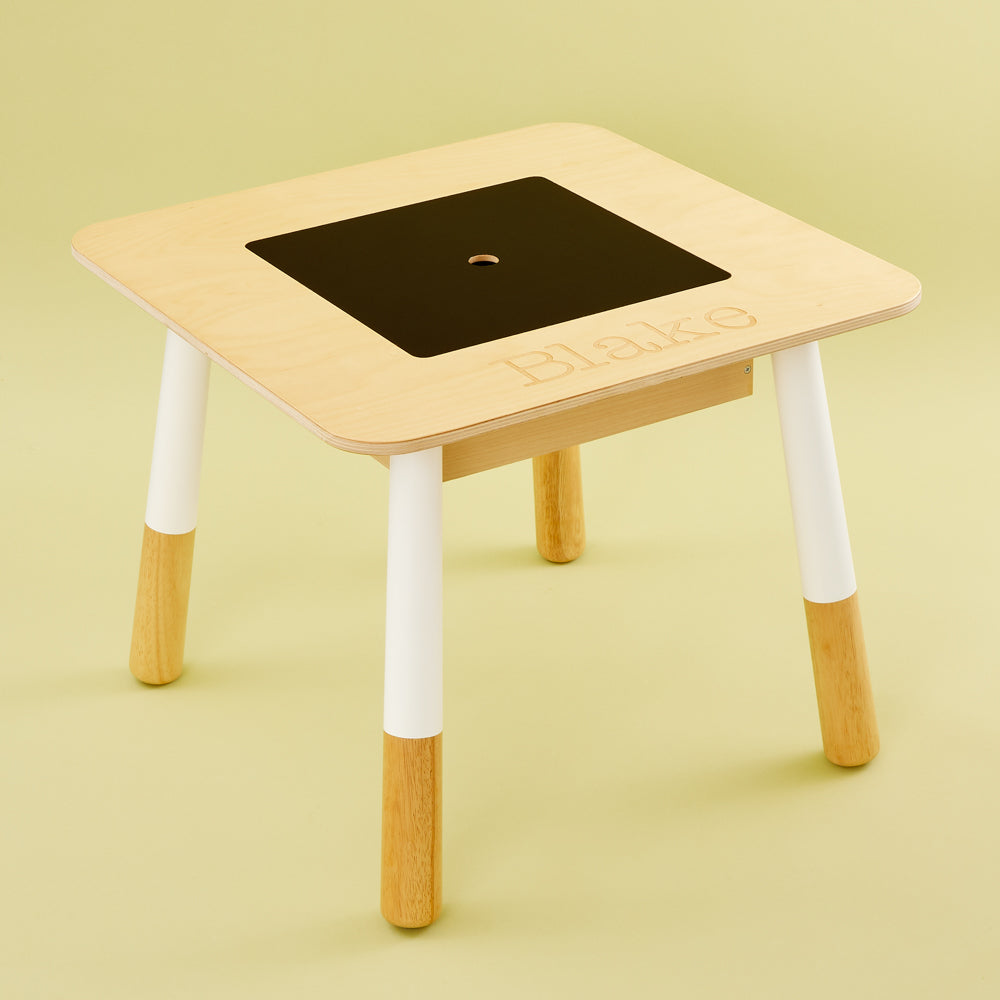 Personalised Children's Chalk Board Table